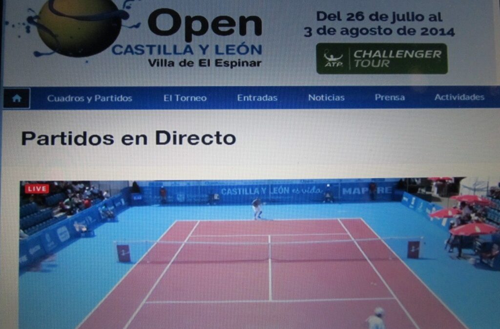 La web del torneo registró casi 45.000 reproducciones de la emisión en directo de partidos desde la central