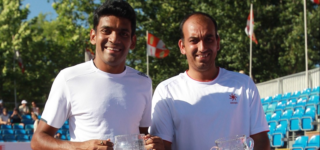 Purav Raja y Divij Sharan se llevan el título de dobles en un emocionante partido