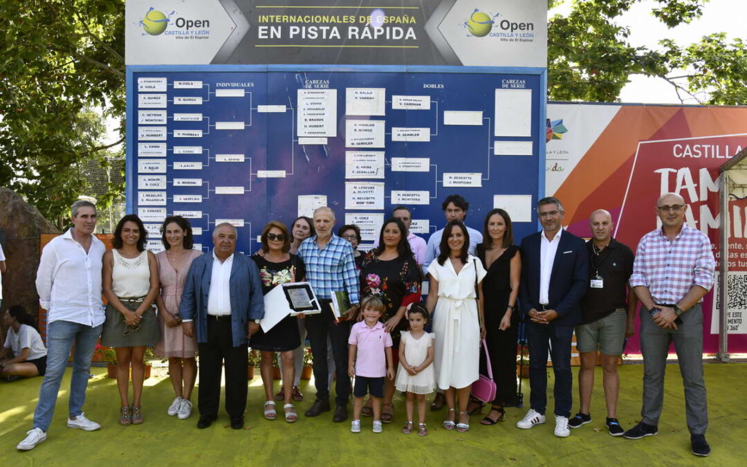 Emotivo homenaje del Open Castilla y León en honor de Fabián Dorado