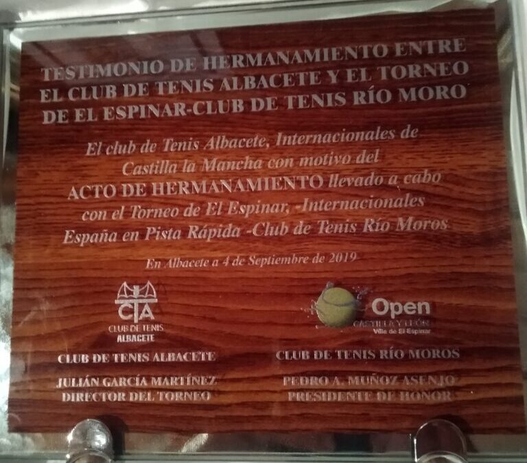 Hermanamiento del Open Castilla y León-Villa de El Espinar y el Trofeo Ciudad de Albacete