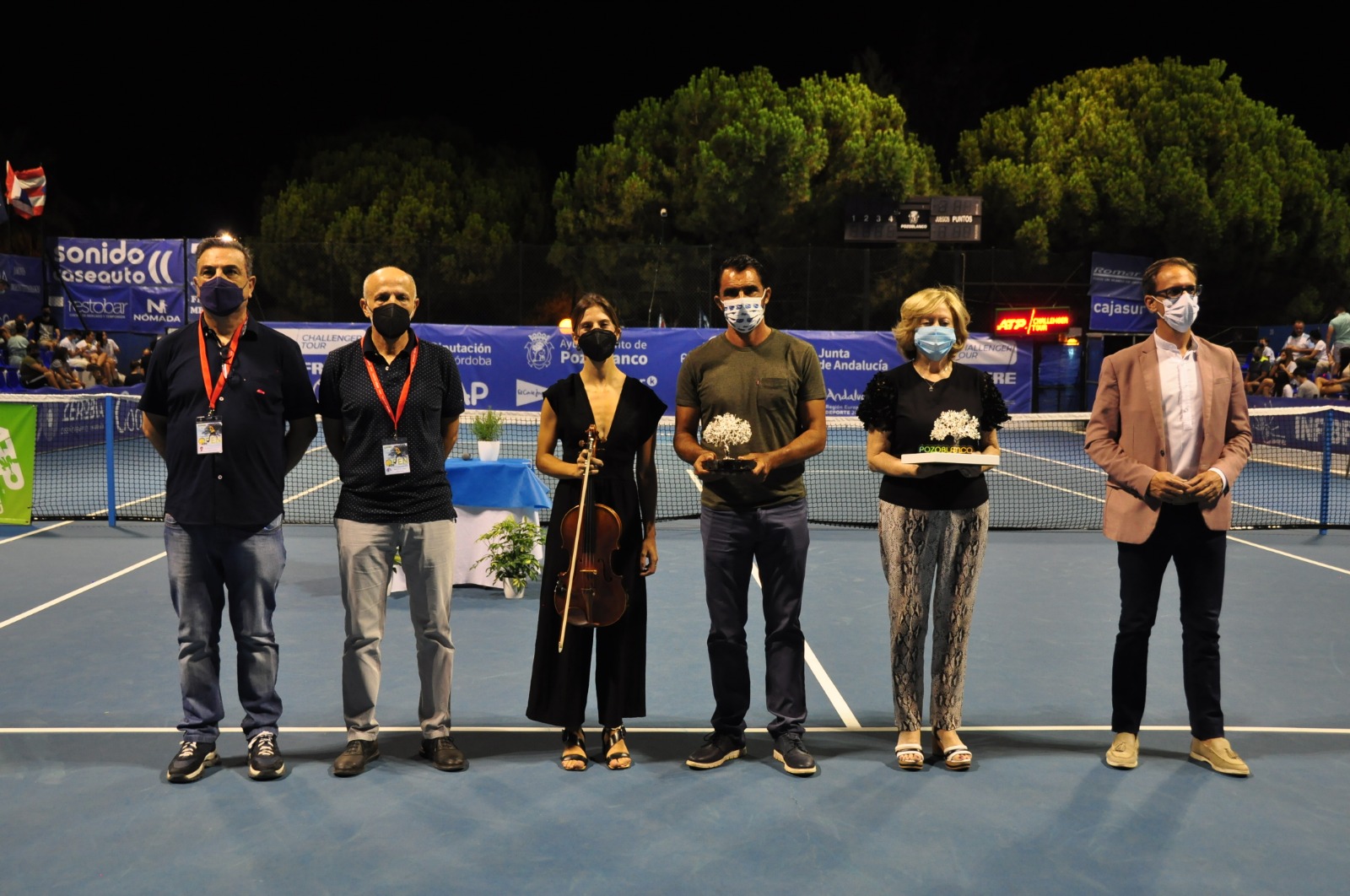 El Open Ciudad de Pozoblanco rindió homenaje a Pedro Muñoz, fundador y presidente de Honor del Open Castilla y León Villa de El Espinar , fallecido el pasado mes de enero.