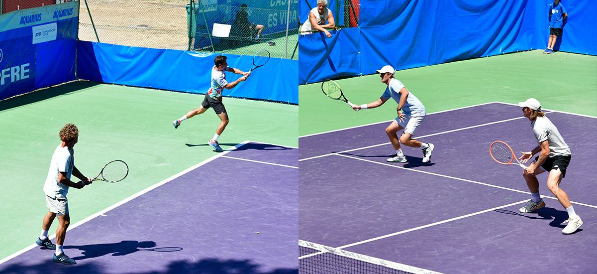 Aragone/Barrientos y Galloway/Lawson disputarán la final de dobles en El Espinar