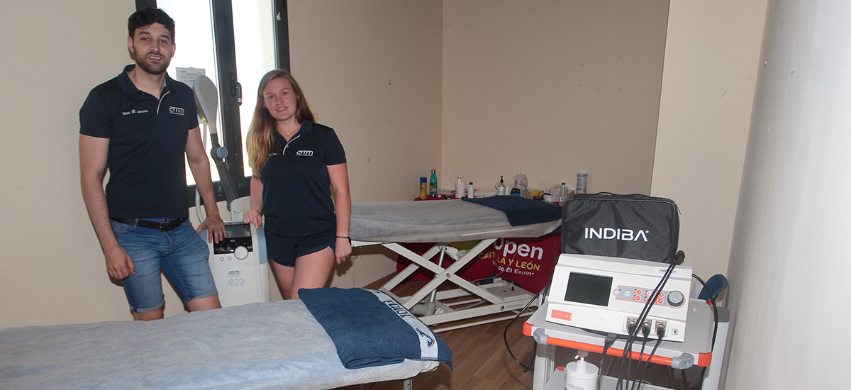 Servicio de fisioterapia: el cuidado al tenista antes durante y después del partido