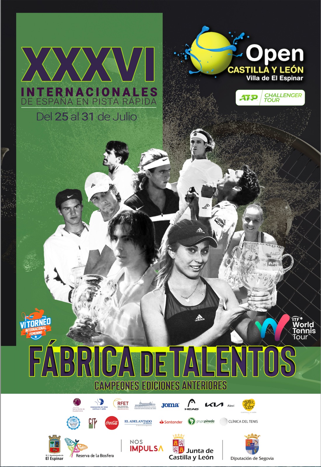 Cartel del XXXVI Open Castilla y León Villa de El Espinar