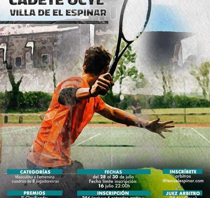 Mónica Muñoz, presidenta del Open Castilla y León Villa de El Espinar