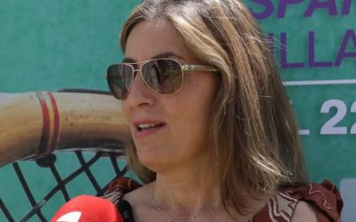 Mónica Muñoz, presidenta del Open Castilla y León Villa de El Espinar