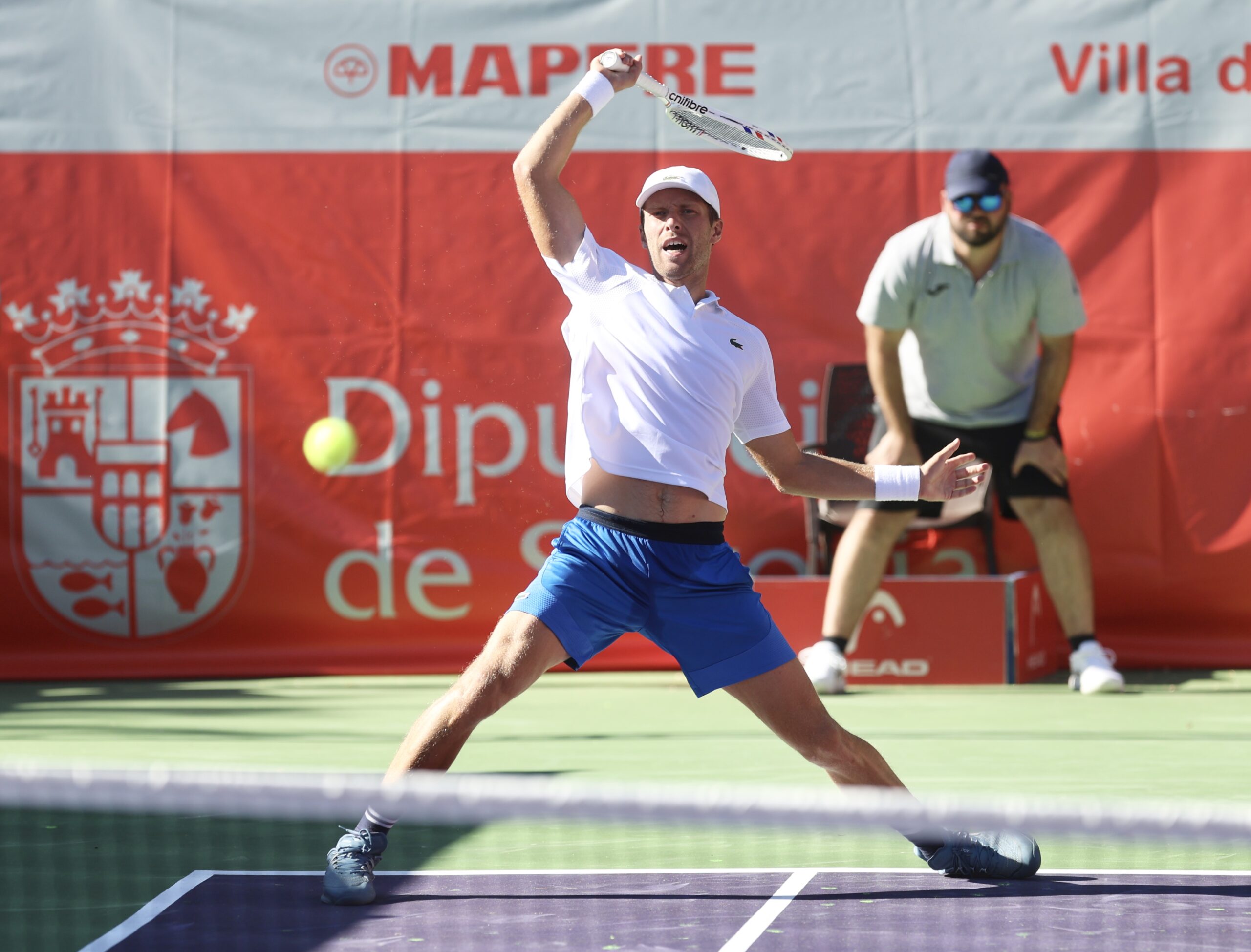 El tenis francés empieza con fuerza en el Open Castilla y León Villa de El Espinar