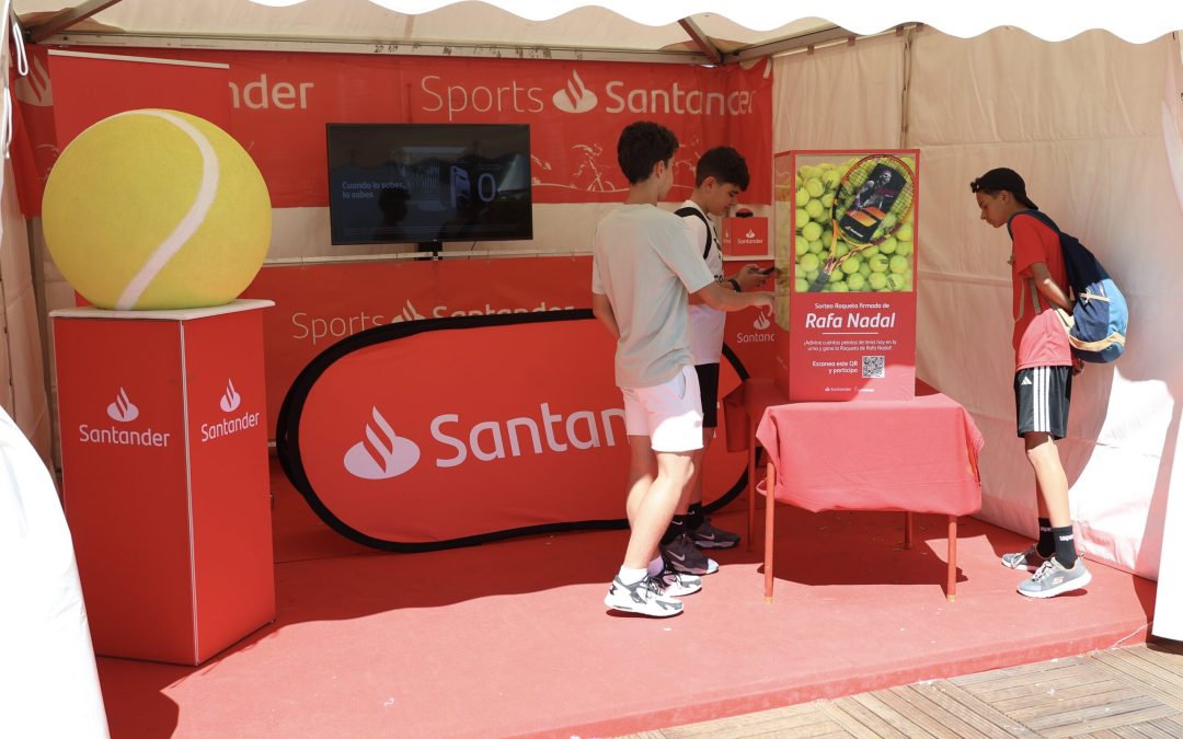 Gana la raqueta firmada de Rafael Nadal, con el Santander