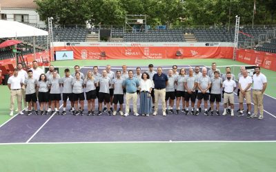 Los jueces de línea del Open Castilla y León Villa de El Espinar