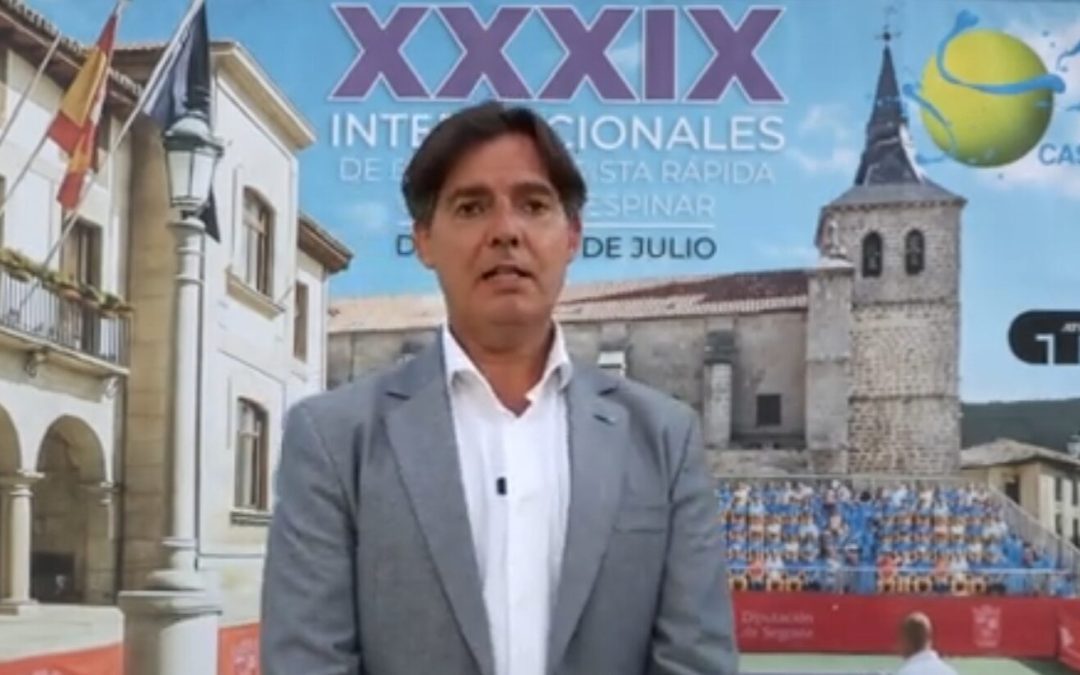 José Luis Corujo, presidente de la Federación de Tenis de Castilla y León