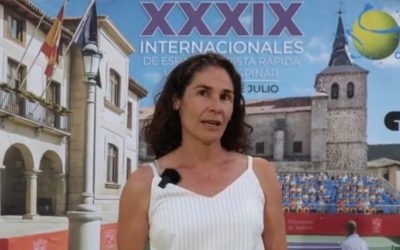 Virginia Ruano, directora del Open Castilla y León Villa de El Espinar