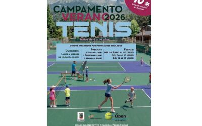 Campamento de tenis de verano en El Espinar 2026