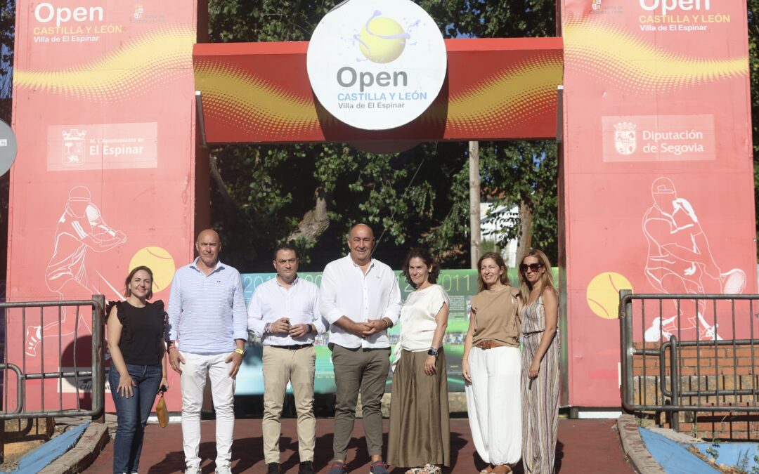 La Diputación de Segovia y el Ayuntamiento de El Espinar, presentes en la inauguración del Open Castilla y León Villa de El Espinar