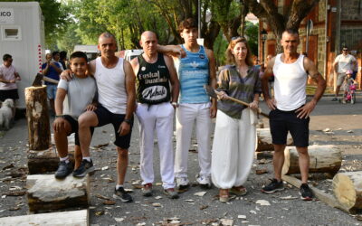 Tradicional demostración gabarrera en el XL Open Castilla y León Villa de El Espinar