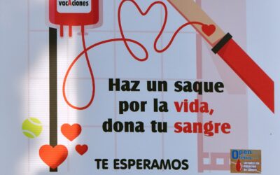 Haz un saque por la vida, dona tu sangre