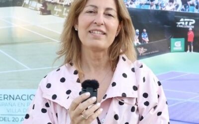 Mónica Muñoz, presidenta del Open Castilla y León Villa de El Espinar